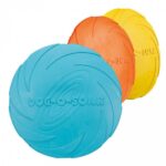 Stor frisbee til hund i gummi 22 cm
